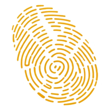 thumb fingerprint sticker