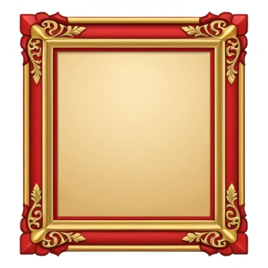 red diploma frame\ sticker