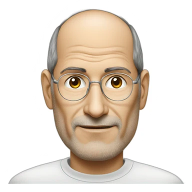 Steve Jobs qui utilise un SAMSUNG sticker
