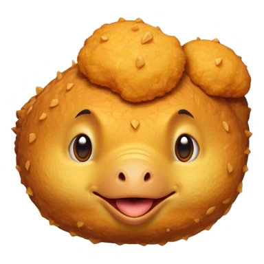 dinosaur chicken nugget sticker