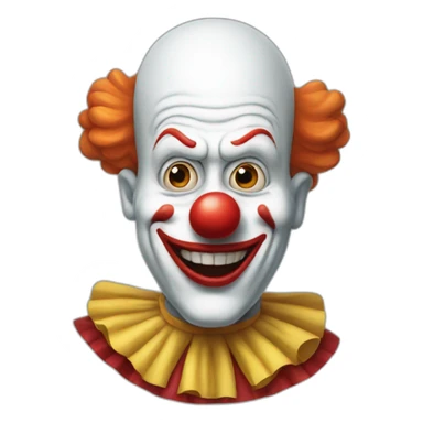 Bozo the clown sticker