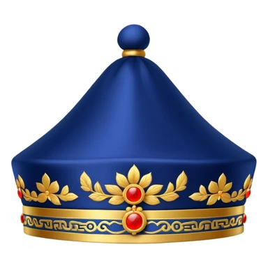 Traditional Chinese hat  sticker