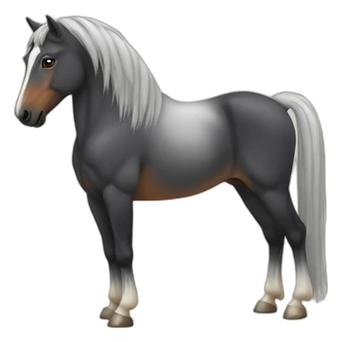 Andalusian horse sticker