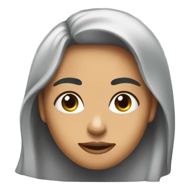 Cara enamorada mordiéndose el labio sticker