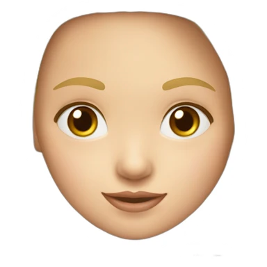 Niña rubia realista sticker