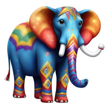 mascara elefante marimonda colombiana carnaval de barranquilla sticker