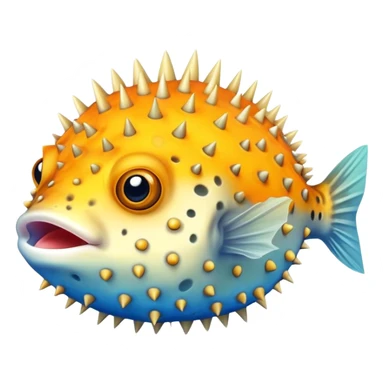 Puffer fish sticker
