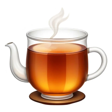 Cinematic Realistic Turkish Tea Pop Culture Emoji, featuring an inviting portrayal of a steaming glass of Turkish tea rendered with rich textures and warm, convivial lighting. sticker