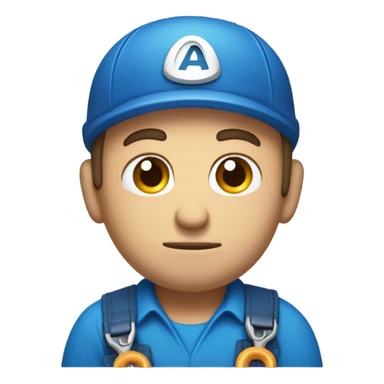 Angry plumber sticker