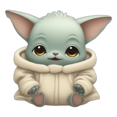 Baby grogu sticker