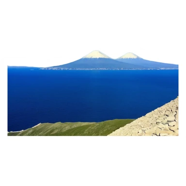 Желтый колобок эмобзи улыбающийся в голубом берете с гвоздиками в руках, комуфляжной форме и бердцах sticker