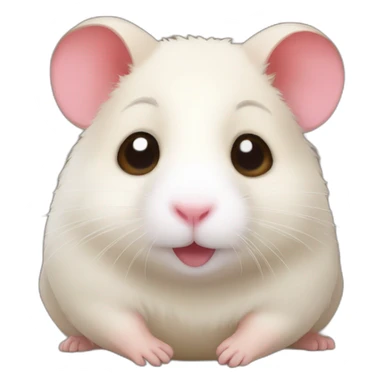 love hamster sticker