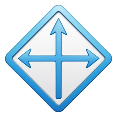 Mach mir eine vireck, auf der rechten seite ein pfeil rauf auf der linken einer runter sticker