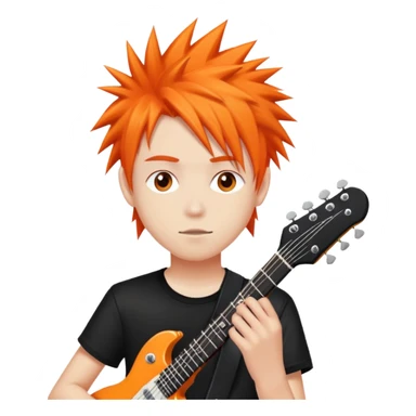 "- Nam
- 15 tuổi
- Da trắng
- Tóc cam vuốt dựng đứng
- Thành viên ban nhạc rock
" sticker