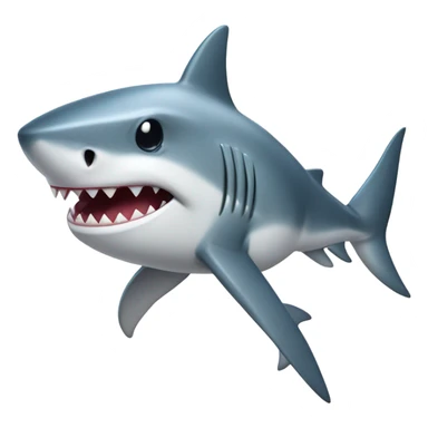 shark in dress sticker