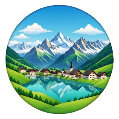 germany austria switzerland sticker