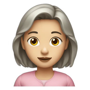 Girl with mortar and pastle sticker