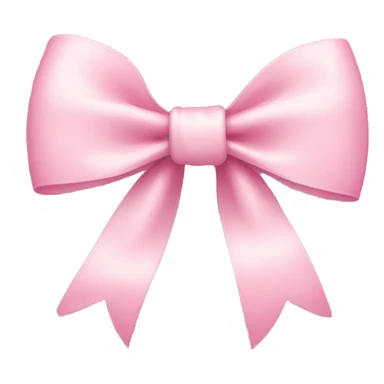 Pastel pink bow  sticker