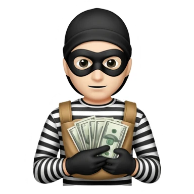 Robber sticker