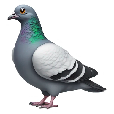 pigeon with thumbs up hand sticker