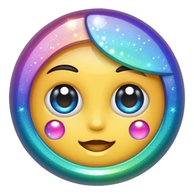 glitter pink Douyin sticker