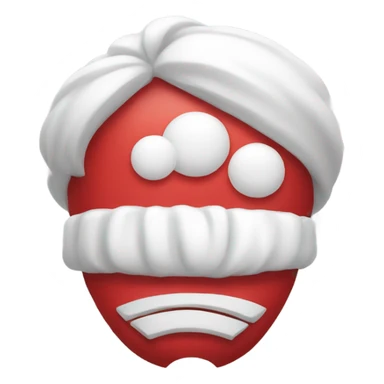 white and red sweet sticker