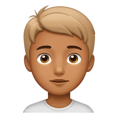 realistic portrait of a boy sticker