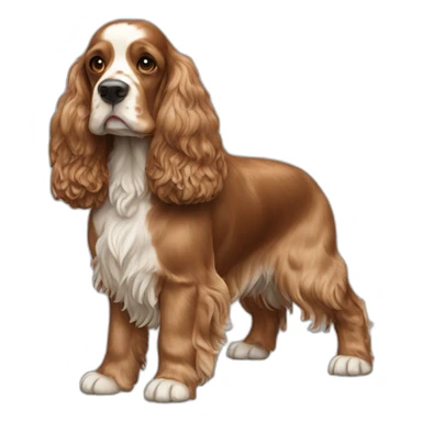 Dog-english-cocker-spaniel-full-body sticker