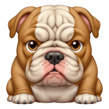 A bulldog sticker