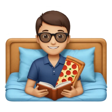 Create a 5 Emojis of my day and write a sentence about it... I am A BOY... sticker