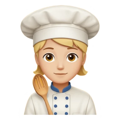 Baking community humanless avatar in clean emoji-style illustration. Pie, cookie, and muffin warm golden tones, simple shapes, flat design, high contrast, cozy and friendly. sticker