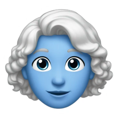 Cœur bleu clair  sticker