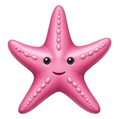  pink starfish sticker