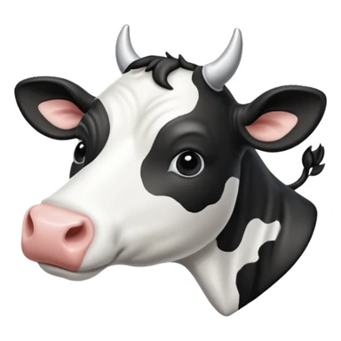 milk bow with a cow on it sticker