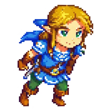 glide from zelda tears of tears kigdom sticker