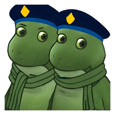 two black figures hugging  sticker