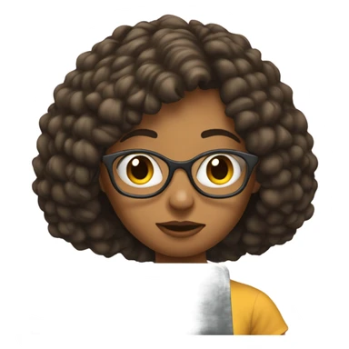 realistic portrait of a girl coding on the conputer sticker