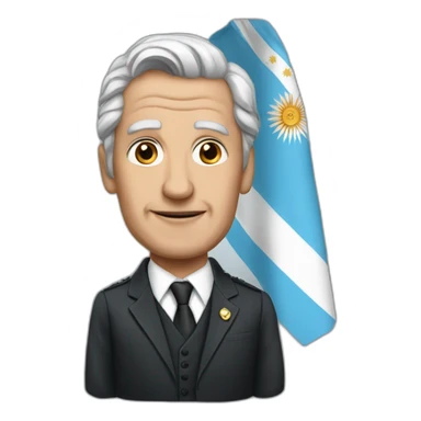 argentina president sticker
