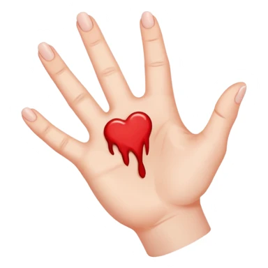 hand, small bite wound sticker