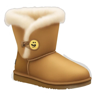 Ugg mini boots that are a tan colour and fluffy  sticker