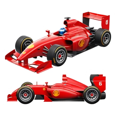 F1 car sticker