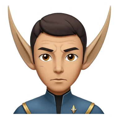 Star trek starfleet vulcan sticker
