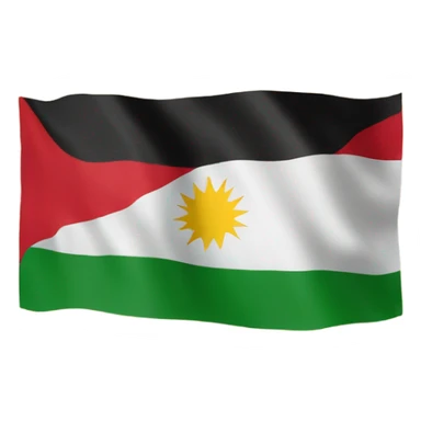 Kurdistan flag sticker