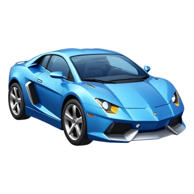 polaris car blue  sticker