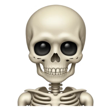This skeleten emoji saying 67💀 sticker