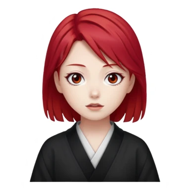 Kurosawa ruby with red hair  sticker