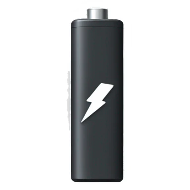 Uncharged battery minimalist sticker