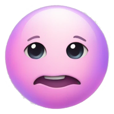 Galaxy in pastel pink and purple heart sticker