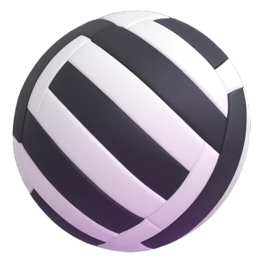 A volleyball sticker