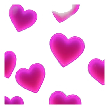 heart glowing neon  sticker